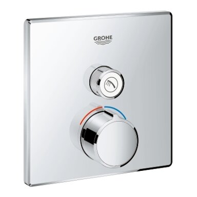 Virštinkinė maišytuvo dalis Grohtherm SmartControl, 1 valdiklis, chromas