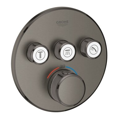 Virštinkinė maišytuvo SmartControl dalis, 3 valdikliai, grafito spalva